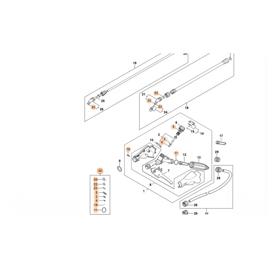 STIHL  Zestaw uszczelek 4255 007 1600